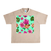French Oak floral background Urban Heavy Tee - BundleAndBundleShop