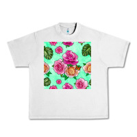 Lunar Rock floral background Urban Heavy Tee - BundleAndBundleShop