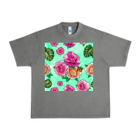 Tornado floral background Urban Heavy Tee - BundleAndBundleShop
