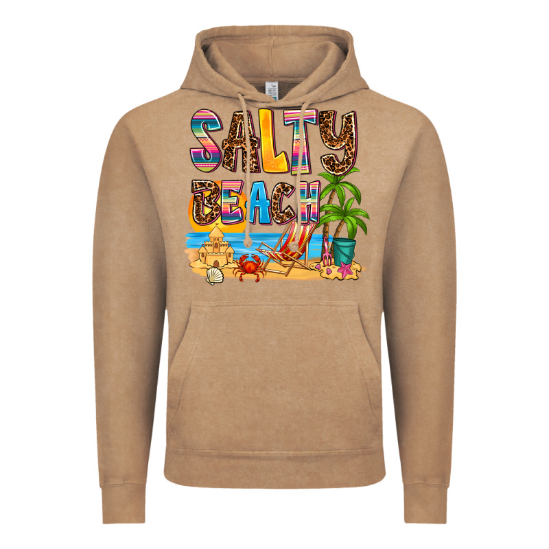 Salty Beach Vintage Hoodie by AdoDesignShop | Teevron