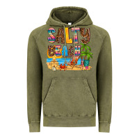 Vintage Olive salty beach Vintage Hoodie - AdoDesignShop