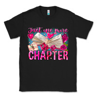 Black Just One More Chapter Classic Tee - CowhideDigitalArt