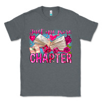 Charcoal Heather Just One More Chapter Classic Tee - CowhideDigitalArt