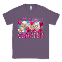 Lavender Just One More Chapter Classic Tee - CowhideDigitalArt