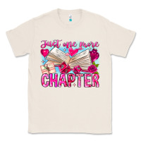 Natural Just One More Chapter Classic Tee - CowhideDigitalArt