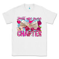 White Just One More Chapter Classic Tee - CowhideDigitalArt