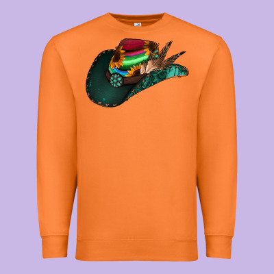 Aztec Sunflower Cowboy Hat Premium Sweatshirt Designed By Bettercallsaul
