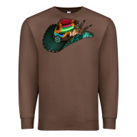 Chestnut Aztec Sunflower Cowboy Hat Premium Sweatshirt - Bettercallsaul