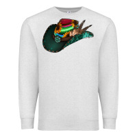 Oatmeal Heather Aztec Sunflower Cowboy Hat Premium Sweatshirt - Bettercallsaul