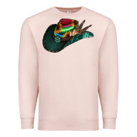 Pale Pink Aztec Sunflower Cowboy Hat Premium Sweatshirt - Bettercallsaul