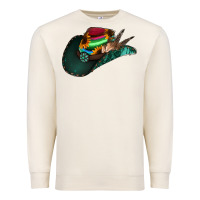 Sandshell Aztec Sunflower Cowboy Hat Premium Sweatshirt - Bettercallsaul
