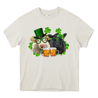 Cream st. patrick's day charolais and black angus cows Heavy Core Tee - RanaPortraitStore