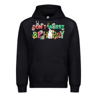 Black Don't worry be hoppy Easter Day Urban Hoodie - HowdyJamesFarm