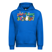 Cobalt Don't worry be hoppy Easter Day Urban Hoodie - HowdyJamesFarm