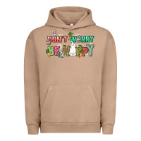 Pigment Burro Don't worry be hoppy Easter Day Urban Hoodie - HowdyJamesFarm