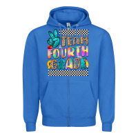True Royal team fourth grade Zipper Hoodie - NancyCooperArtShop