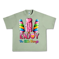 Oil Green enjoy the little things Urban Heavy Tee - AdoDesignShop