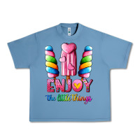 Pebble Blue enjoy the little things Urban Heavy Tee - AdoDesignShop