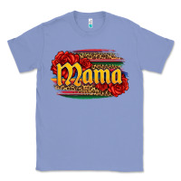 Colony Blue Latina mama with serape and roses Classic Tee - Jasminsmagicworld
