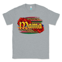 Heather Grey Latina mama with serape and roses Classic Tee - Jasminsmagicworld