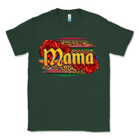 Sports Green Latina mama with serape and roses Classic Tee - Jasminsmagicworld