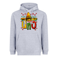 Heather Grey uno my first mexican birthday Heavyweight Hoodie - Jasminsmagicworld