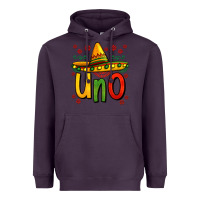 Plum uno my first mexican birthday Heavyweight Hoodie - Jasminsmagicworld