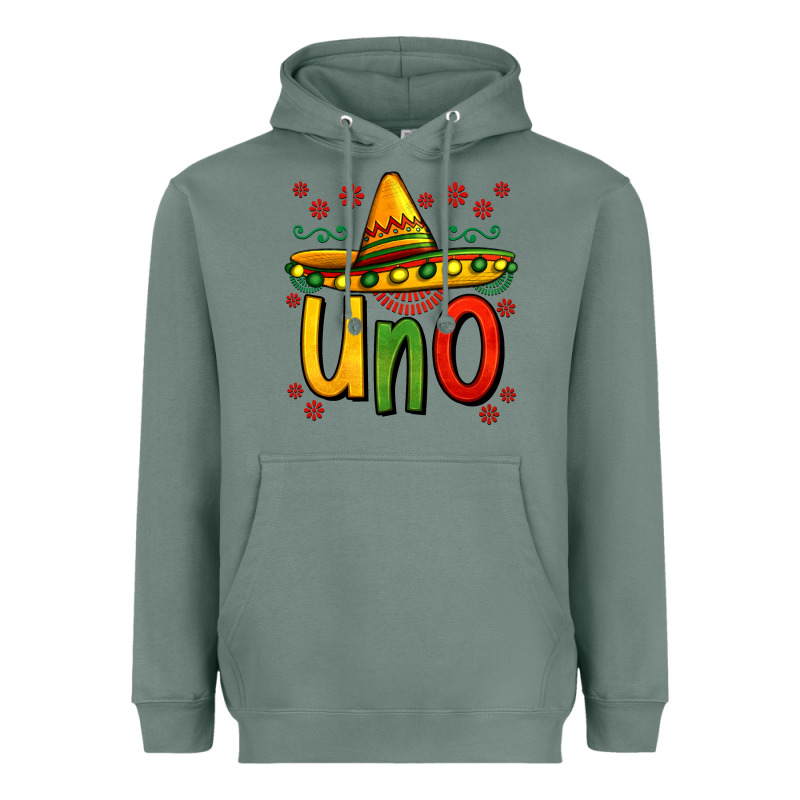 Uno My First Mexican Birthday Heavyweight Hoodie by Jasminsmagicworld | Teevron
