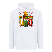 White uno my first mexican birthday Heavyweight Hoodie - Jasminsmagicworld