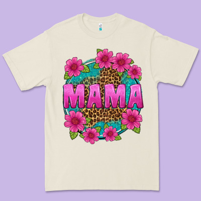 Mama Leopard Background Premium Tee Designed By Texasbilliewilder