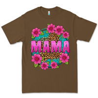 Cacao mama leopard background Premium Tee - texasbilliewilder