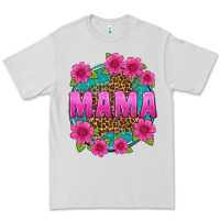 Dove Grey mama leopard background Premium Tee - texasbilliewilder