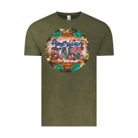 Vintage Olive american babe Vintage Tee - Artiststas