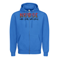 True Royal christmas nurse Zipper Hoodie - MaliasSmallBusiness