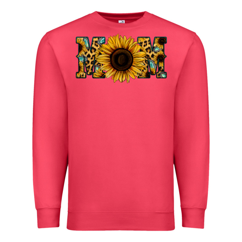 Leopard Sunflower Gemstone Mom Premium Sweatshirt by Bettercallsaul | Teevron