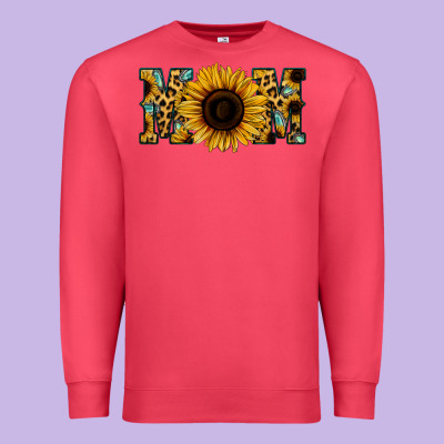 Leopard Sunflower Gemstone Mom Premium Sweatshirt Designed By Bettercallsaul