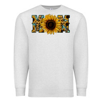 Oatmeal Heather Leopard Sunflower Gemstone Mom Premium Sweatshirt - Bettercallsaul