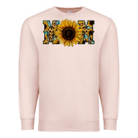 Pale Pink Leopard Sunflower Gemstone Mom Premium Sweatshirt - Bettercallsaul