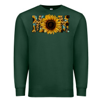 Sports Green Leopard Sunflower Gemstone Mom Premium Sweatshirt - Bettercallsaul