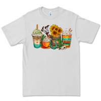 Dove Grey rodeo coffee cups Premium Tee - AdoDesignShop