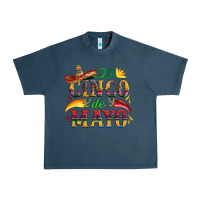 Midnight Navy cinco de mayo with pepper and sombrero Urban Heavy Tee - Artiststas