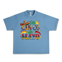 Pebble Blue cinco de mayo with pepper and sombrero Urban Heavy Tee - Artiststas