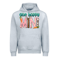 Heather Grey One hoppy Mini Easter Day Urban Hoodie - HowdyJamesFarm