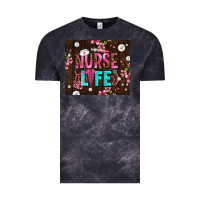 Cloud Black nurse life with pearls Vintage Tee - AdoDesignShop