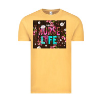 Vintage Mustard nurse life with pearls Vintage Tee - AdoDesignShop