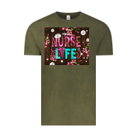 Vintage Olive nurse life with pearls Vintage Tee - AdoDesignShop