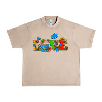 French Oak autism coffee cup with sunflower Urban Heavy Tee - AdoDesignShop