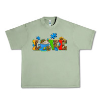 Oil Green autism coffee cup with sunflower Urban Heavy Tee - AdoDesignShop