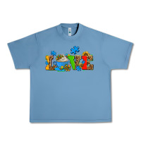 Pebble Blue autism coffee cup with sunflower Urban Heavy Tee - AdoDesignShop