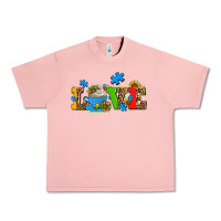 Salmon autism coffee cup with sunflower Urban Heavy Tee - AdoDesignShop
